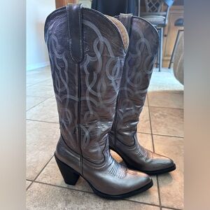 Idyllwind by Miranda Lambert silver iridescent cowboy boots